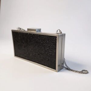 Black Rhinestone clutch